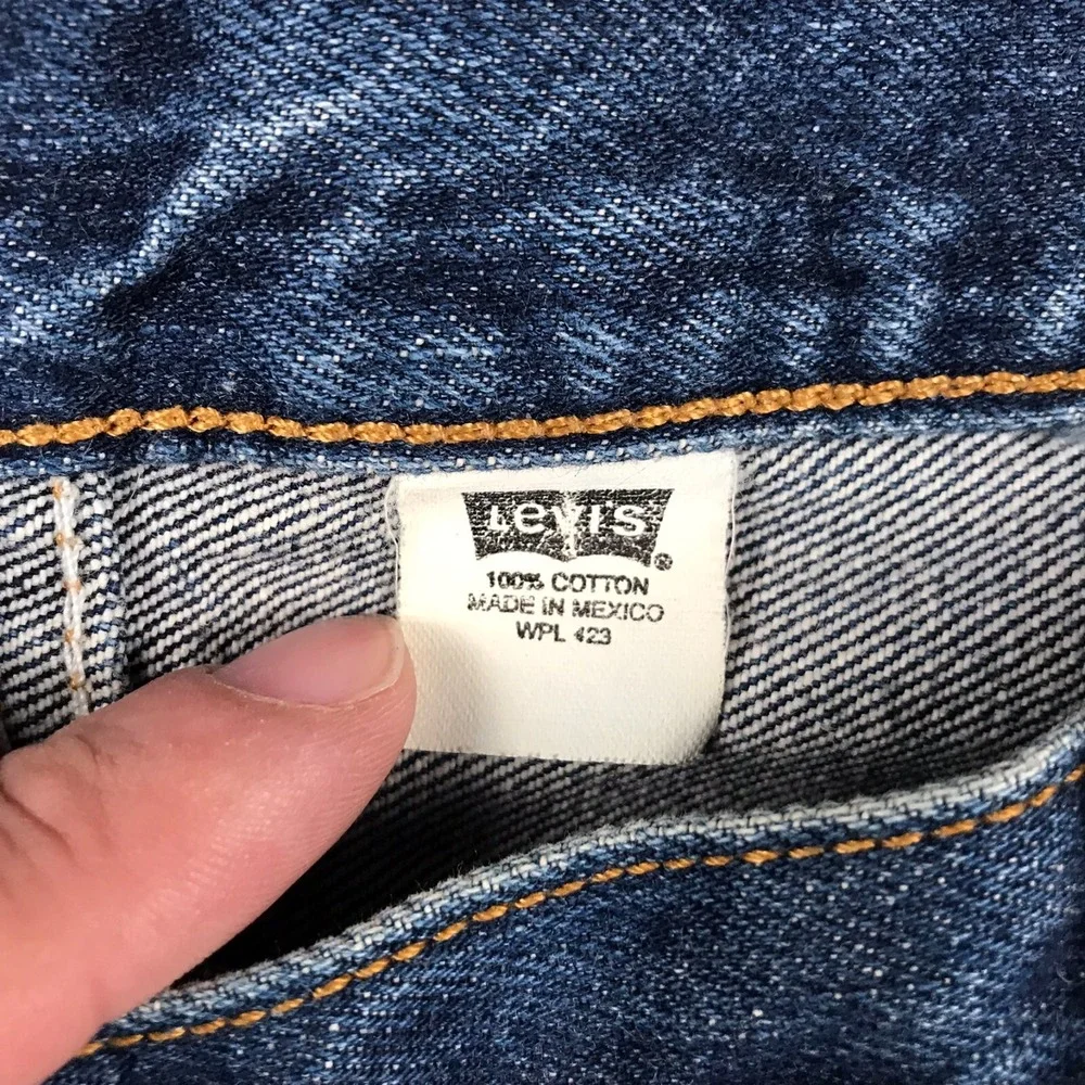 Levis 501 XX Jeans Mens 40 (40x31) Blue Button Fly Denim Vintage Y2K *Flaw
